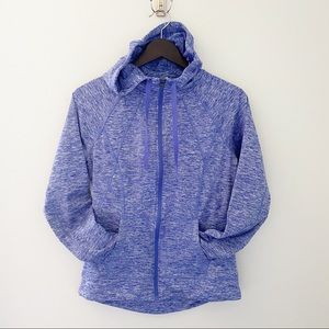 Champion Duo Dry Zip up Blue Women's Hoodie